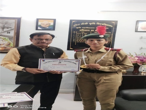 Best Cadet Neha Sinha